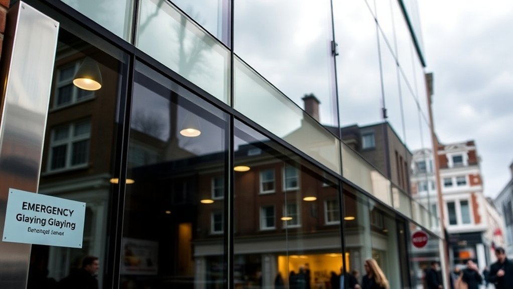 Emergency Commercial Glazing Islington