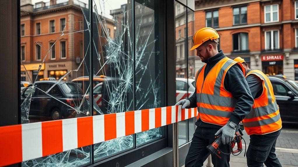 Emergency Commercial Glazing London