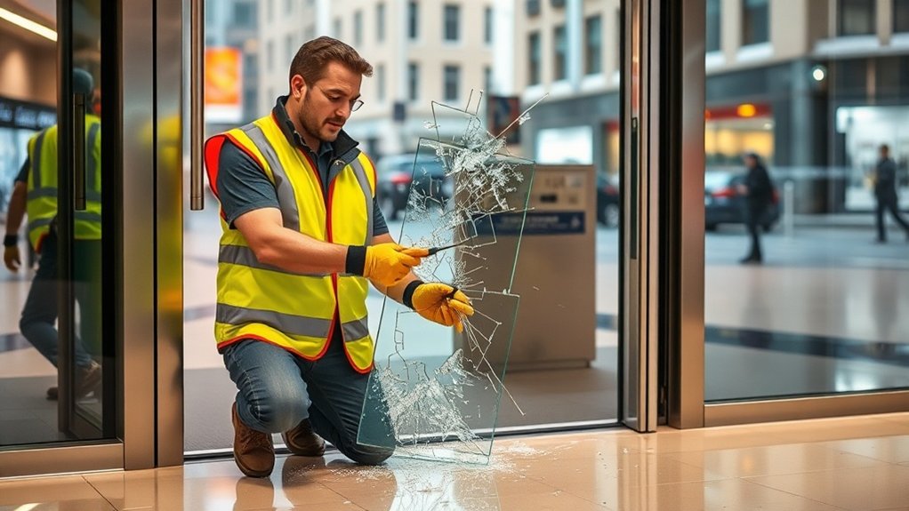 Emergency Glass Door Repair Brent
