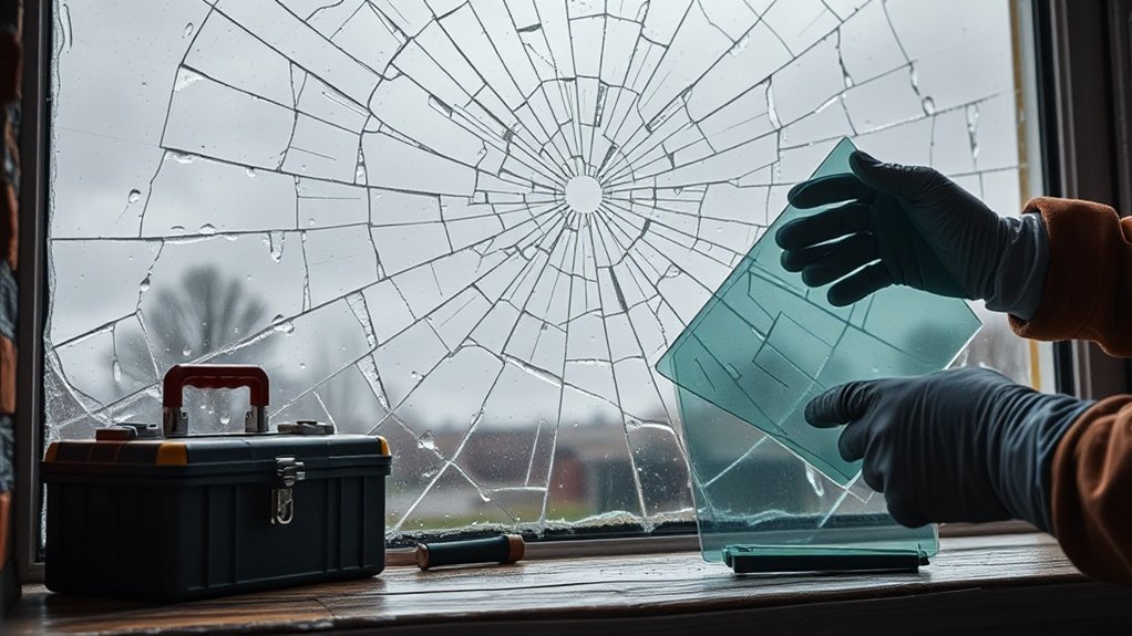 Storm Damage Glass Repair Merton