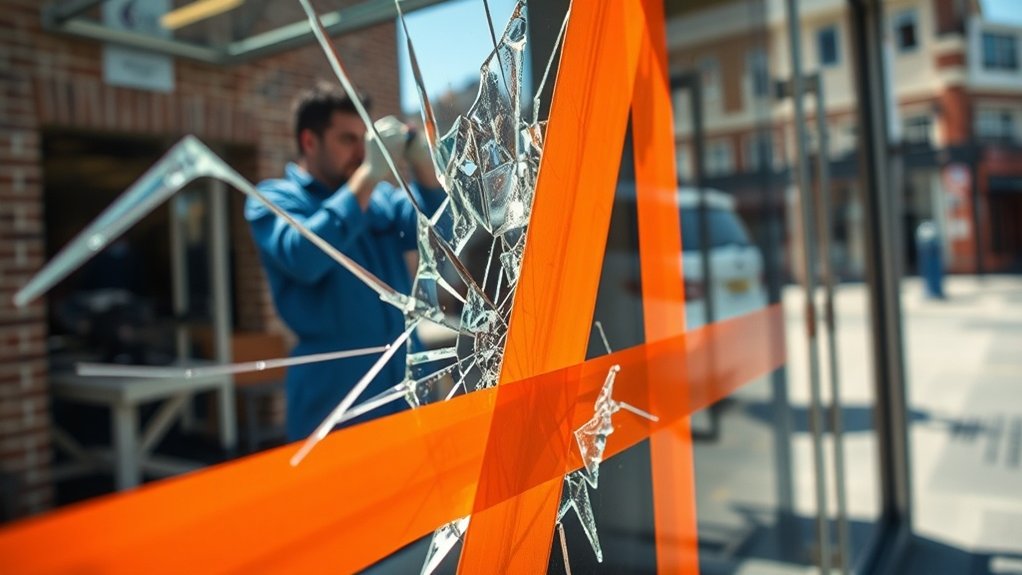 Vandalism Glass Repair Harrow